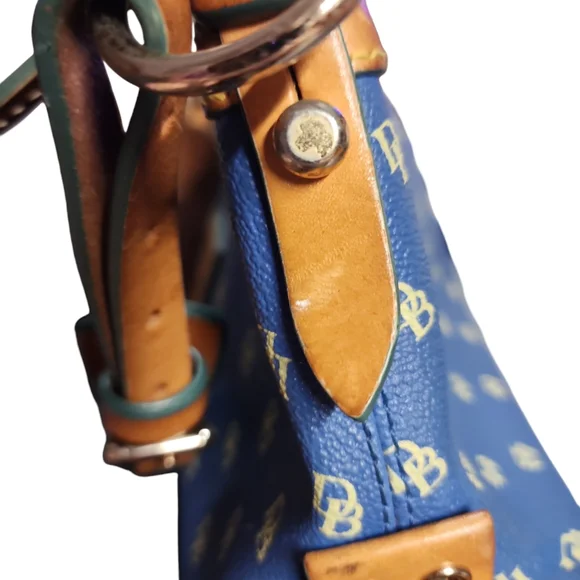 Dooney Burke Blue logo petite hand/shoulder bag - Picture 14 of 16